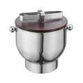 Forme' Polished 18/8 Ice Bucket w/ Tong Bracket & Tongs